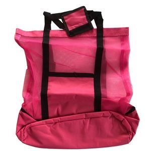 🆕 2-in-1 Mesh Beach Bag and Cooler